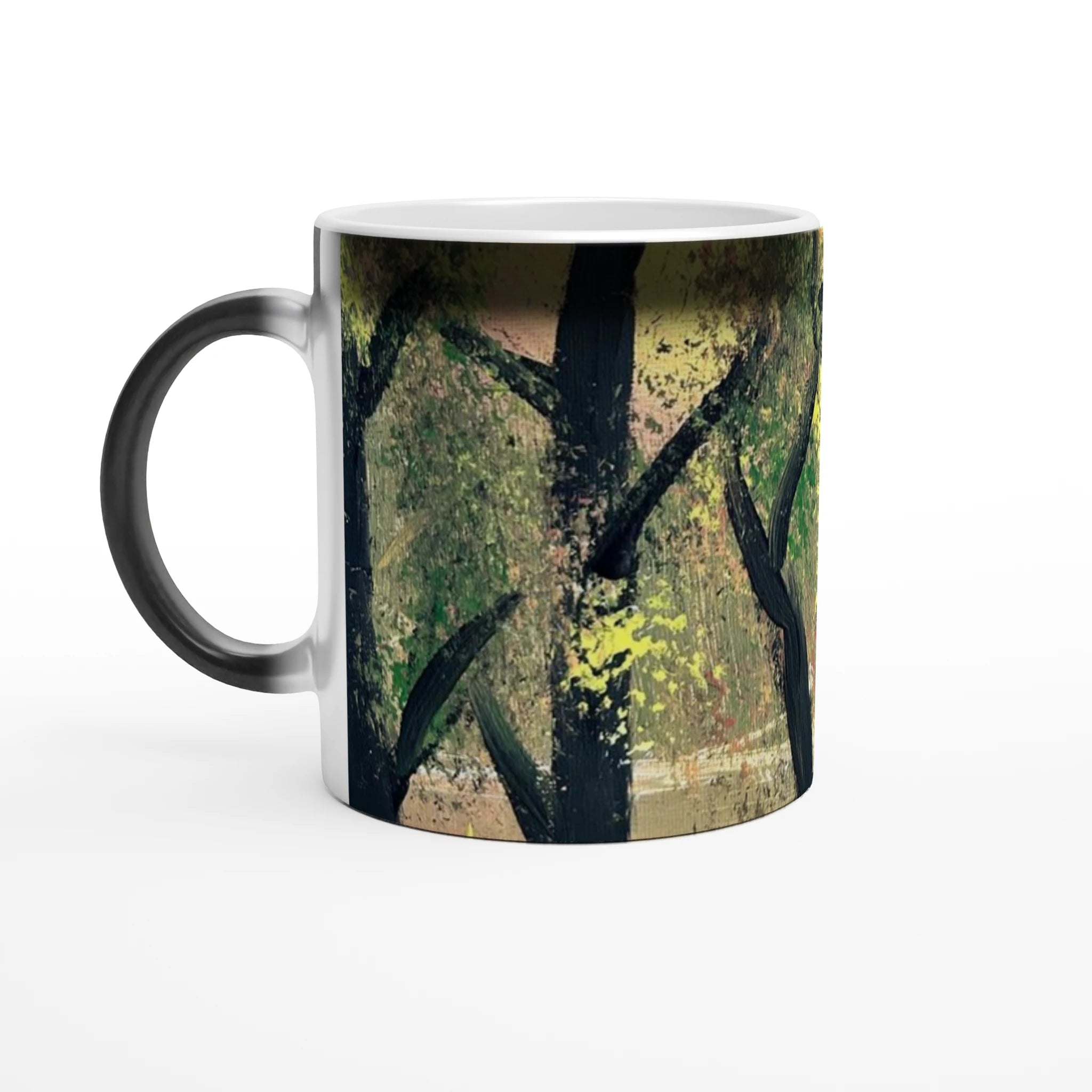 Forest Life Framed Canvas Wall Art – Sustainable Wood Gallery Wrap - Magic 11oz Ceramic Mug - Sun Studio