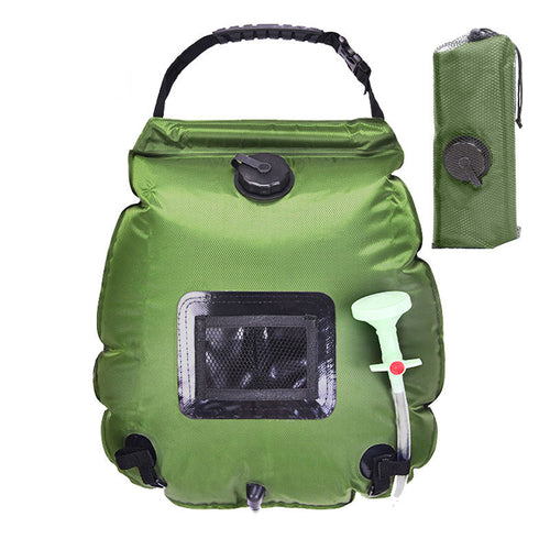 Outdoor Solar Bath Bag Camping Bath Water Storage Bag Portable 20L - Sun Studio