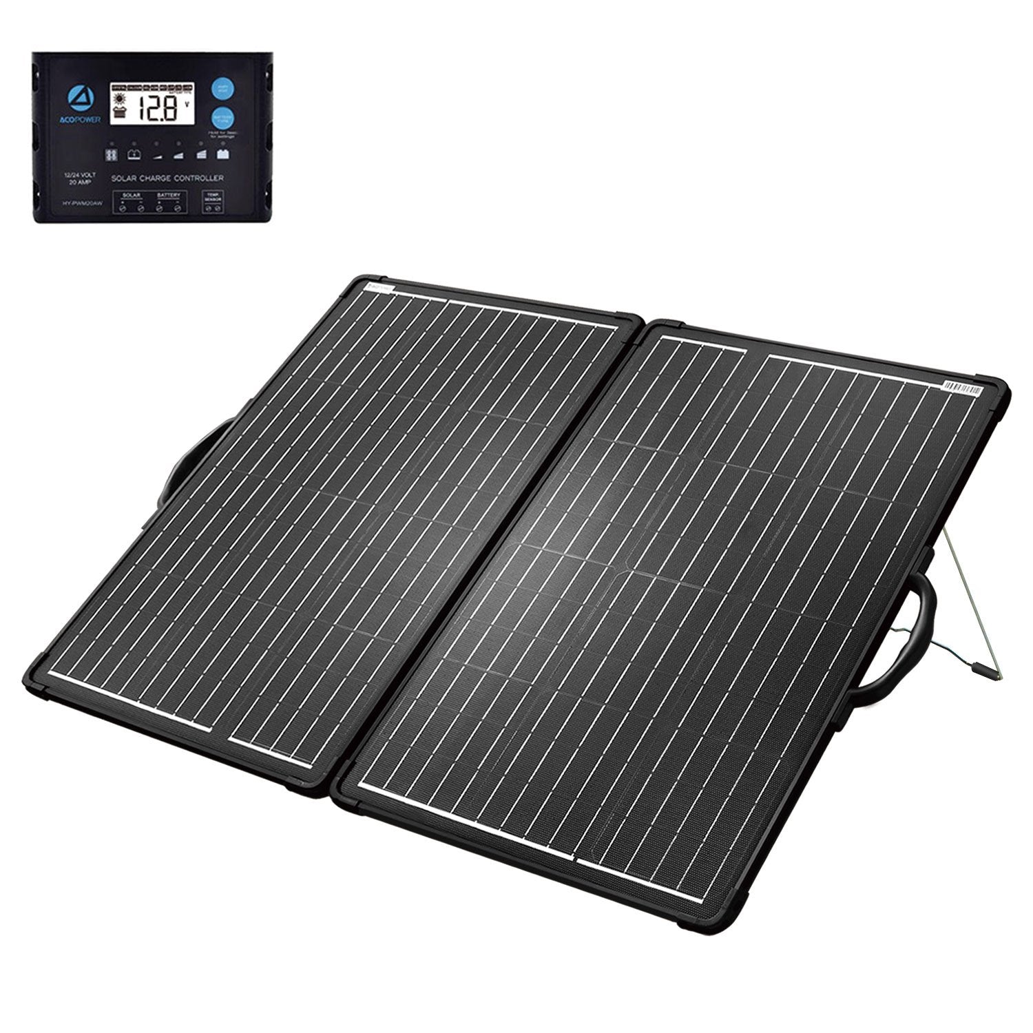 ACOPower Plk 120W Portable Solar Panel Kit, Lightweight Briefcase with - Sun Studio