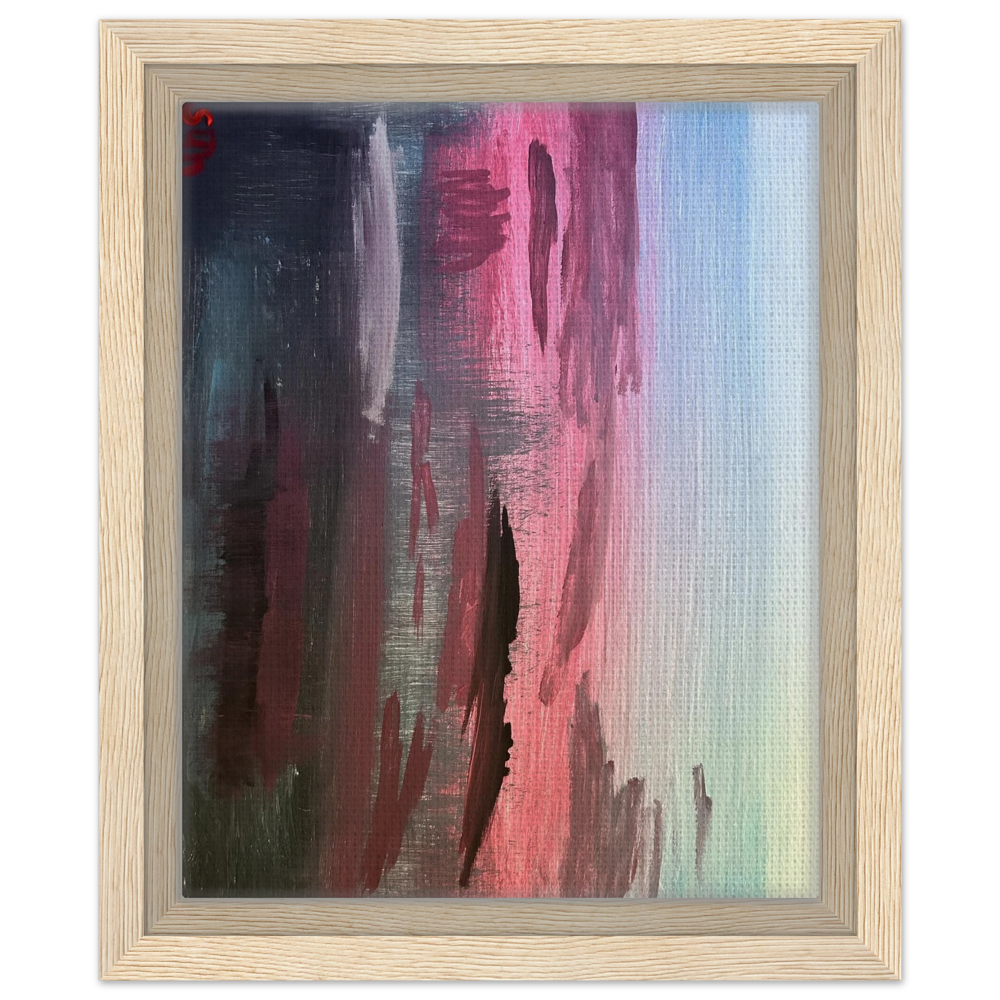 Sky Framed Canvas Wall Art – Premium Textured Landscape Print - Sun Studio
