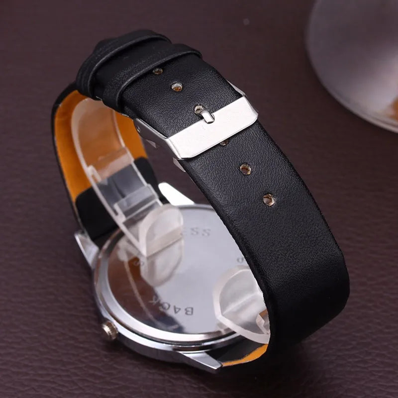 Watch Men Top Brand Luxury Men's Watches Leather Clock Men Wristwatch Clock Relogio Masculino Horloges Mannen Erkek Saat Hodinky - Sun Studio