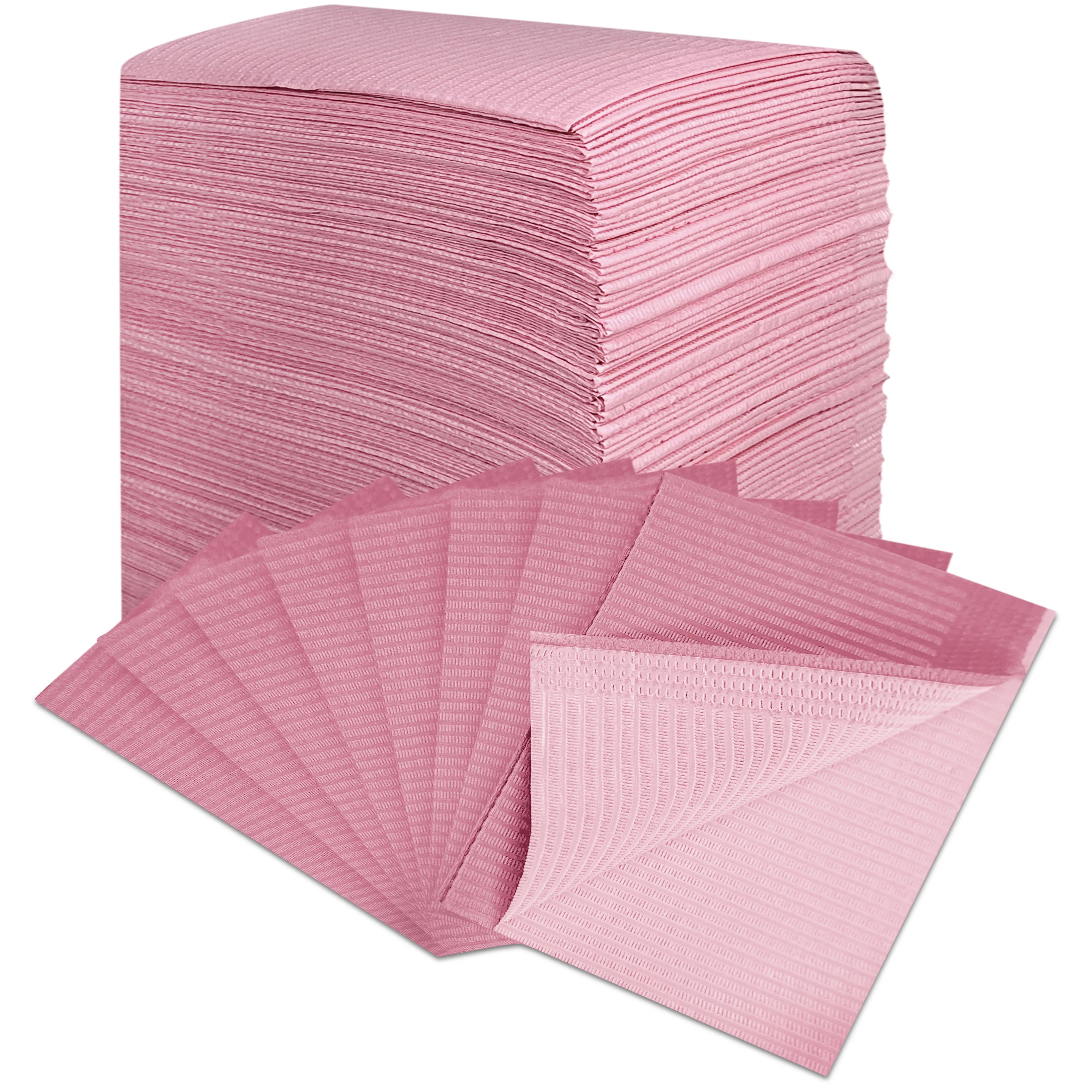 Disposable dental bibs 45x33 cm | 50 PCs | Packs and colors | Disposable surgical fields for dentists and tattooists - Sun Studio