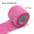 24/12/8/1pcs Bright Pink Tattoo Wrap Grip Cover, Tattoo Grip Bandage Wraps Tapes, Self Adhesive Bandage, Tattoo accessories - Sun Studio