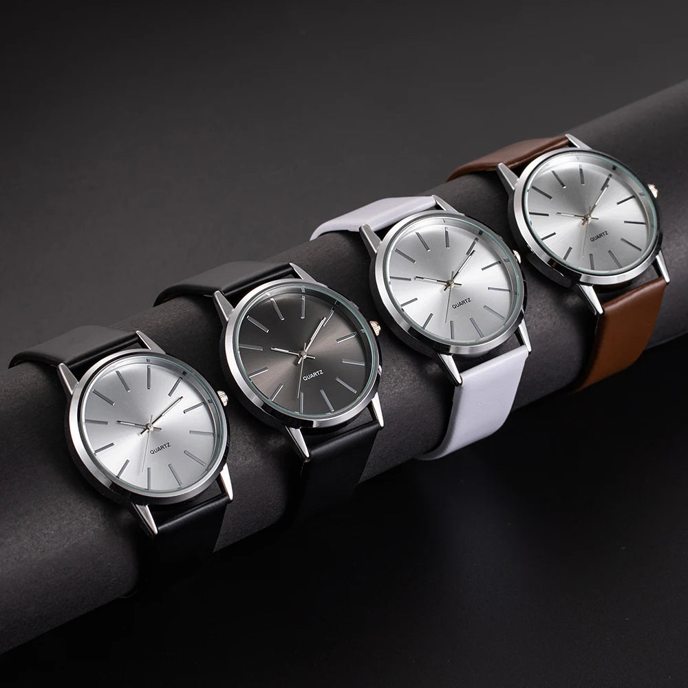 Watch Men Top Brand Luxury Men's Watches Leather Clock Men Wristwatch Clock Relogio Masculino Horloges Mannen Erkek Saat Hodinky - Sun Studio