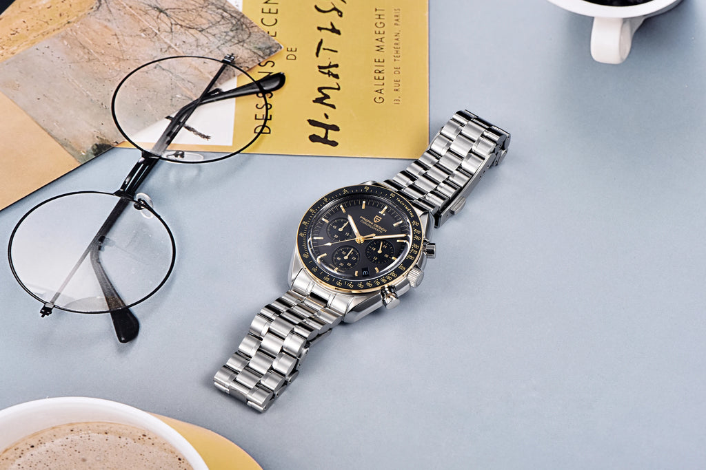 PAGANI DESIGN Moon Watches Men Quartz Watch For Men Auto Date Speed Sport Chronograph AR Sapphire Mirror Wrist watch 2025 New - Sun Studio