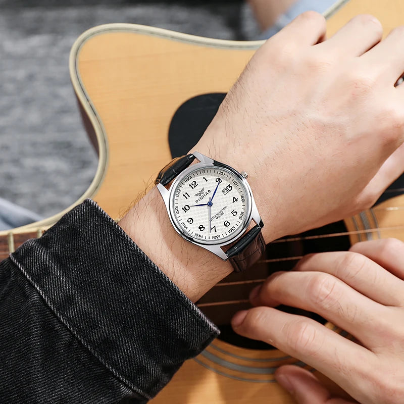 22024 New Fashion Leather Strap Men Watches Montre de luxe homme Best selling Products - Sun Studio