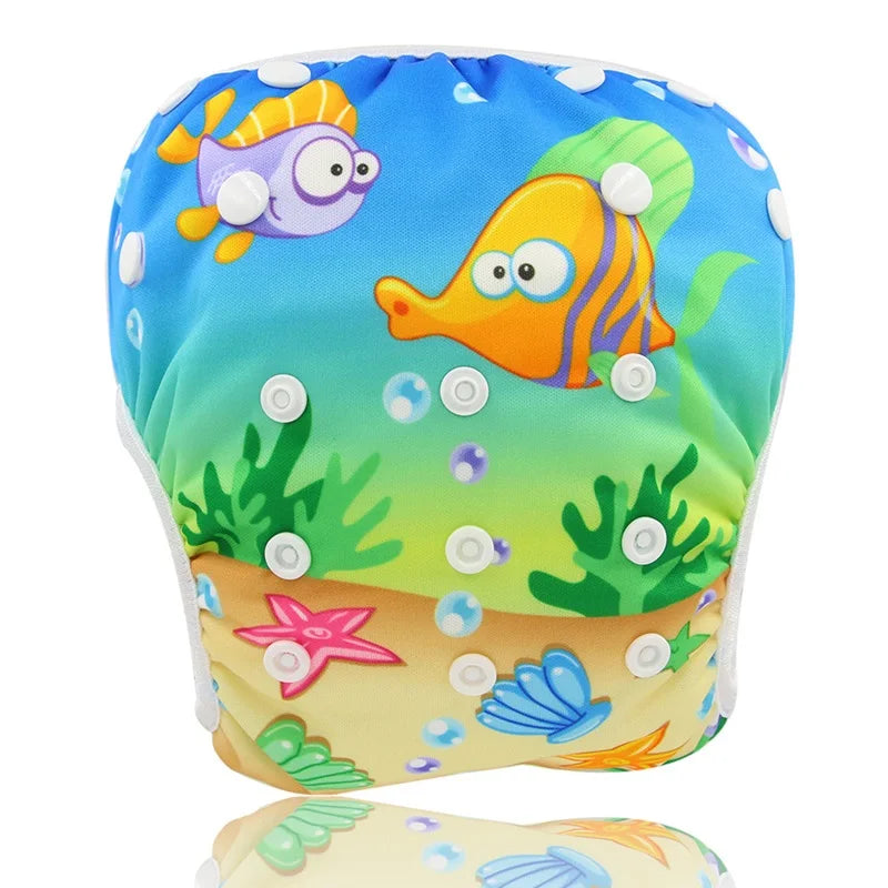 Swimming Diapers For Infants Baby Cloth Diaper Swimsuit Baby Swim Suit Children Swimwear Swimming Trunks For Girls Baby Badpak - Sun Studio