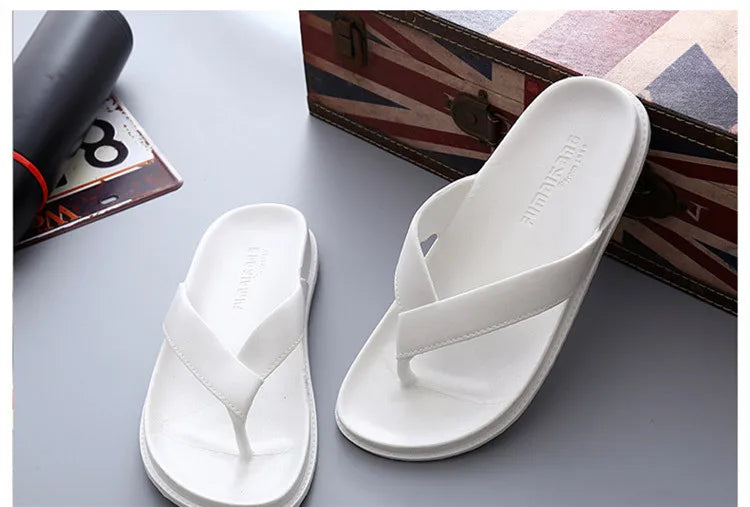 New Arrivals Summer Shoes Men Slippers Flip Flops Casual Beach Slides Home Outdoor Black Slippers chanclas hombre тапочки 36-44# - Sun Studio