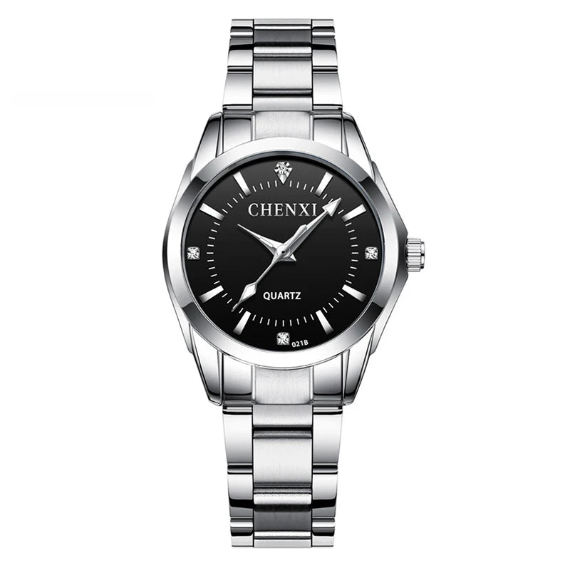 6 Colors CHENXI Brand Watch Luxury Women's Casual Watches Waterproof Watch Women Fashion Dress Rhinestone WristWatch CX021B - Sun Studio