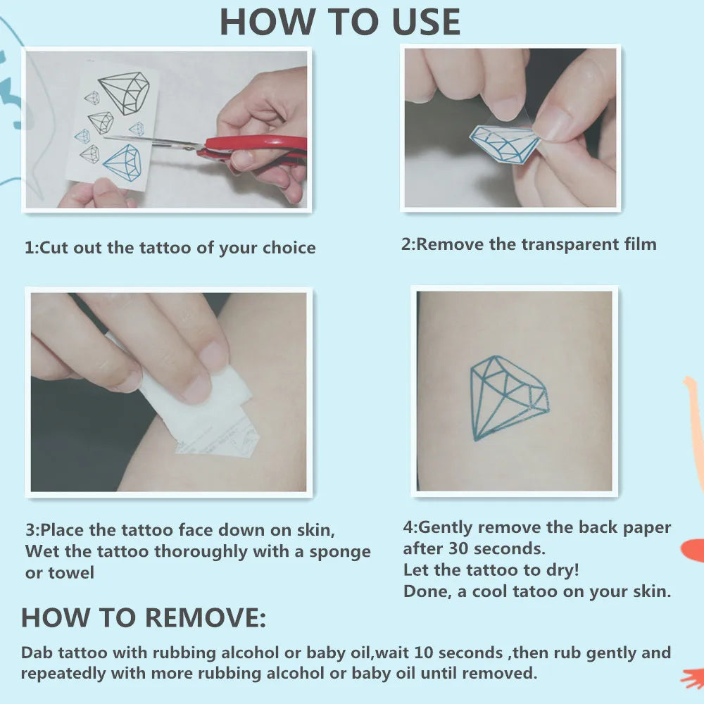 Waterproof Temporary Tattoo Sticker Phoenix Flash Tattoos For Women Men Colorful Phoenix Body Art Fake Tatoo Flower Arms Tattoo - Sun Studio
