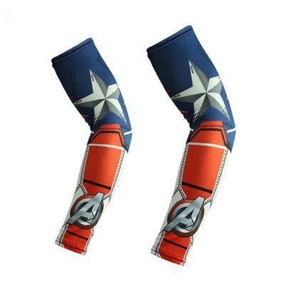 2PCS Coole Männer Frauen Radfahren Laufen Armwärmer UV Sonnenschutz Manschette Armabdeckung Angeln Arm Sleeve Basketball Armschutz
