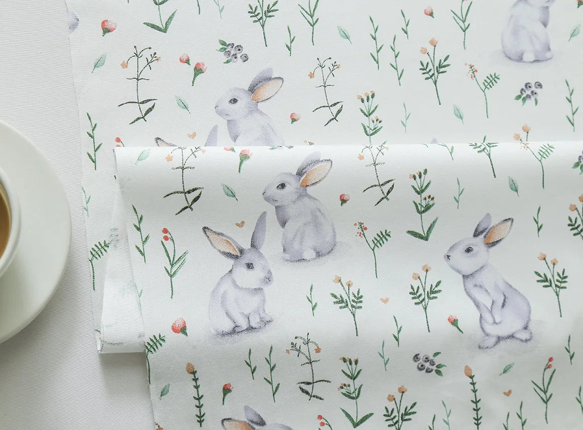 Rabbit Printed 100% Cotton Fabric DIY handmade sewing craft patchwork quilting Baby Dress home decor tissus tecidos cloth tilda - Sun Studio