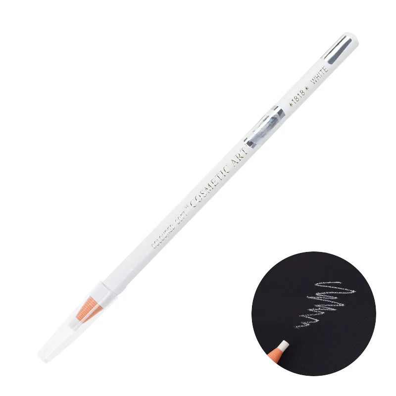 Microblading 1pc Eyebrow Pencil Natural Long Lasting 1818 White Waterproof Soft Coloured Accessory - Sun Studio