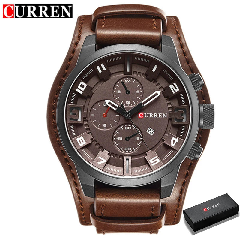CURREN Men's Watches Top Brand Luxury Fashion&Casual Business Quartz Watch Date Waterproof Wristwatch Hodinky Relogio Masculino - Sun Studio