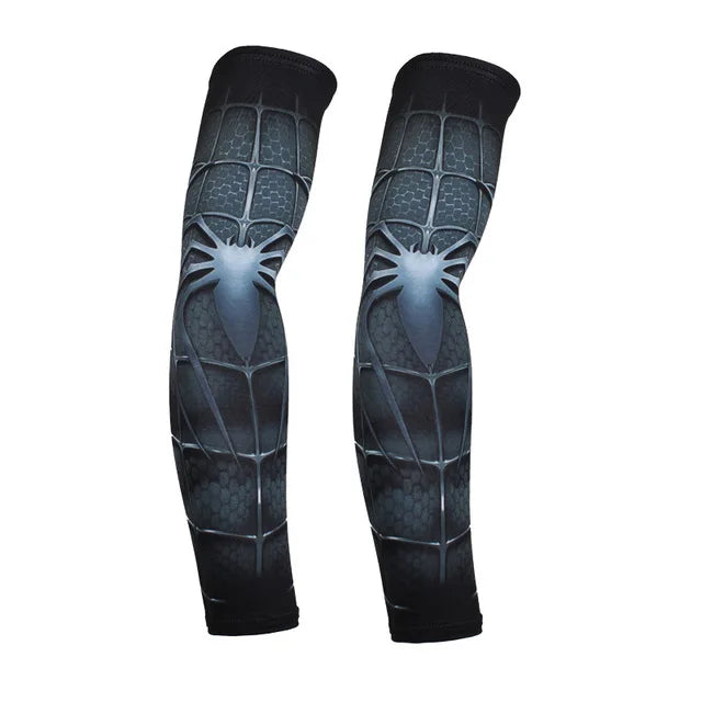 2PCS Cool Men Women Cycling Running Arm Warmer Sleeves UV Sun Protection Cuff Arm Cover Fishing Arm Sleeve Basketball Armguards - Sun Studio