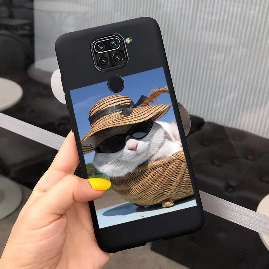 For Redmi Note 9s Case Pet Cats and Dogs Cover On Xiaomi Redmi Note 9 pro Max 9pro note9 Back Case Camera Protoctor Bumper Shell - Sun Studio