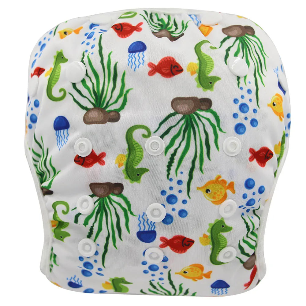 Swimming Diapers For Infants Baby Cloth Diaper Swimsuit Baby Swim Suit Children Swimwear Swimming Trunks For Girls Baby Badpak - Sun Studio