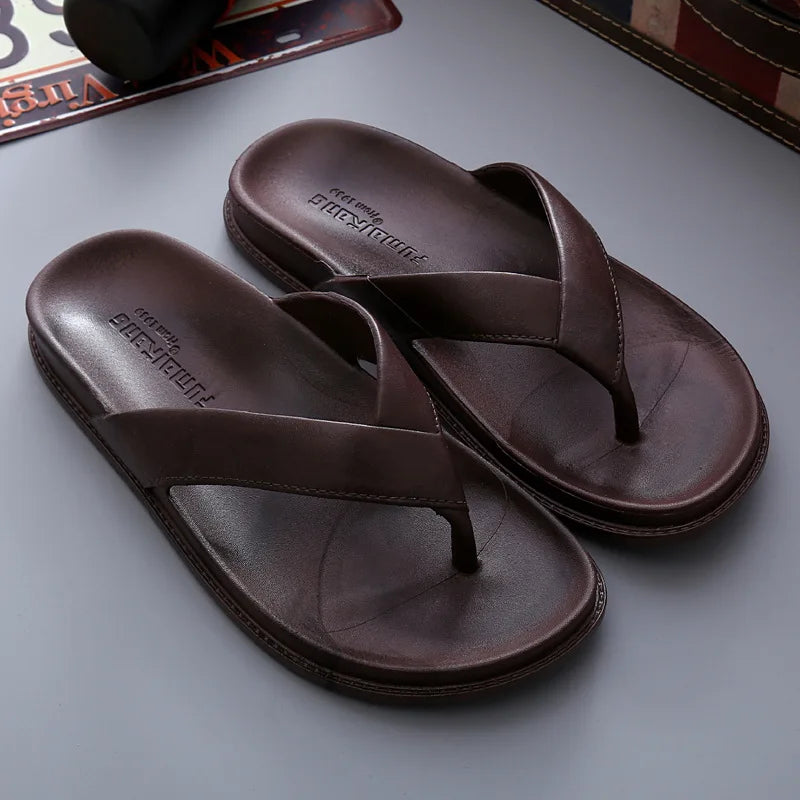Neuheiten Sommer Schuhe Herren Hausschuhe Flip-Flops lässige Strand-Slides für Zuhause Outdoor schwarze Hausschuhe chanclas hombre тапочки 36-44#
