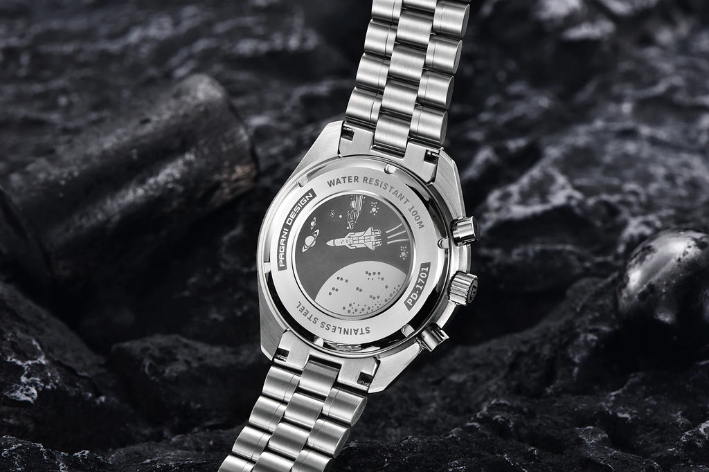 PAGANI DESIGN Moon Watches Men Quartz Watch For Men Auto Date Speed Sport Chronograph AR Sapphire Mirror Wrist watch 2025 New - Sun Studio