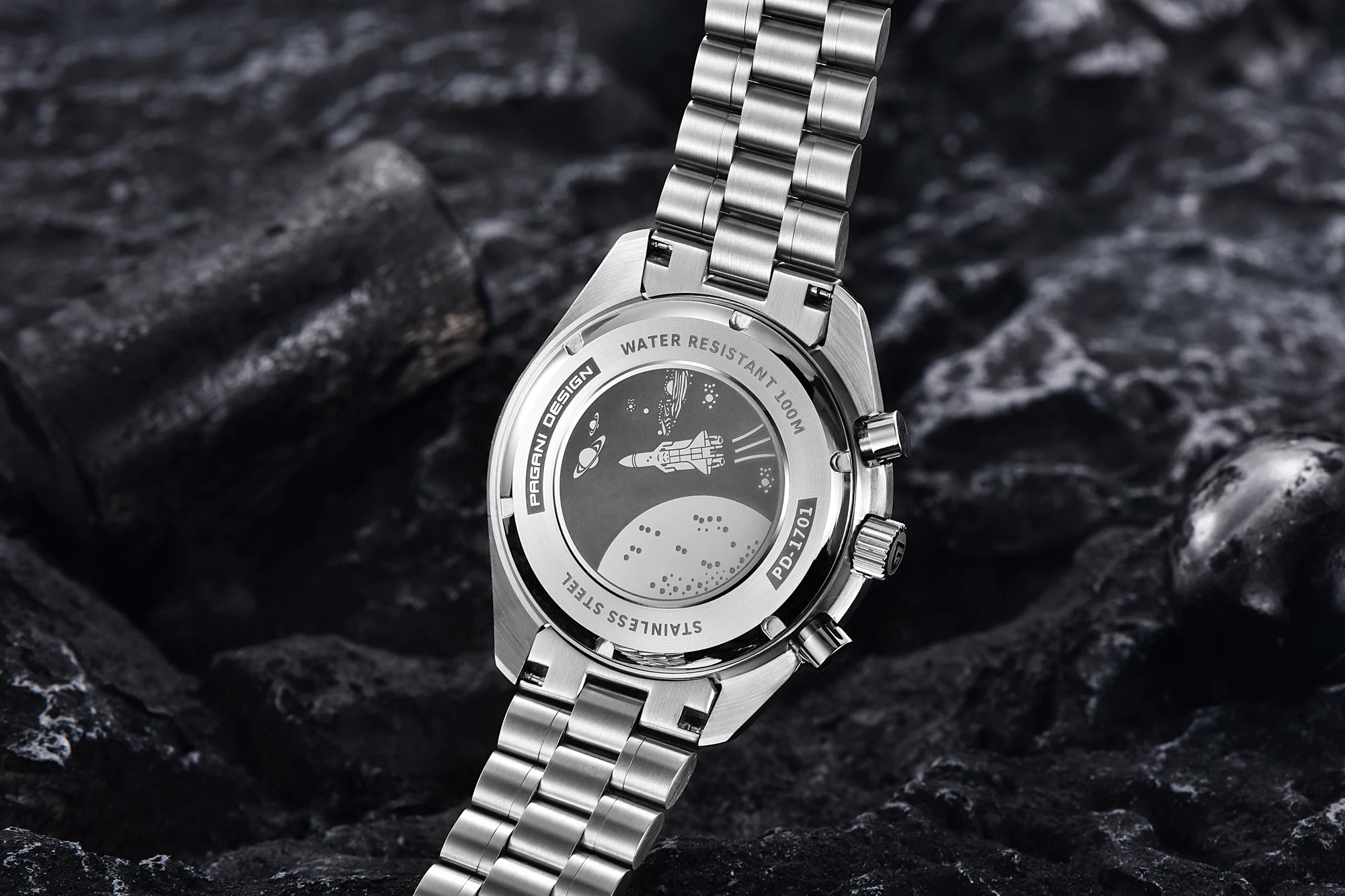 PAGANI DESIGN Moon Watches Men Quartz Watch For Men Auto Date Speed Sport Chronograph AR Sapphire Mirror Wrist watch 2025 New - Sun Studio