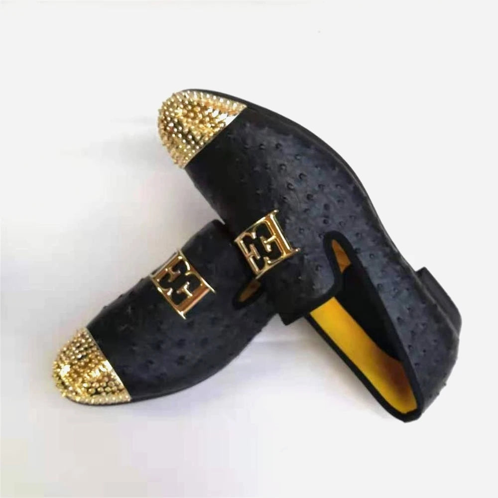 XQWFH 2021 Fashion Mens Loafers Bow Tie Black White Leather Slip On Moccasins Luxury Smoking Flats Men Wedding Dress Shoes - Sun Studio