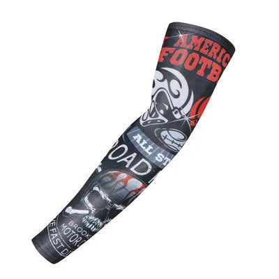 2PCS Coole Männer Frauen Radfahren Laufen Armwärmer UV Sonnenschutz Manschette Armabdeckung Angeln Arm Sleeve Basketball Armschutz