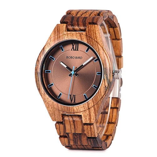 relogio masculino BOBO BIRD Wood Watch Men Special Design Handmade Wrist Watches for Him Customized Wooden Gifts DROPSHIPPING - Sun Studio