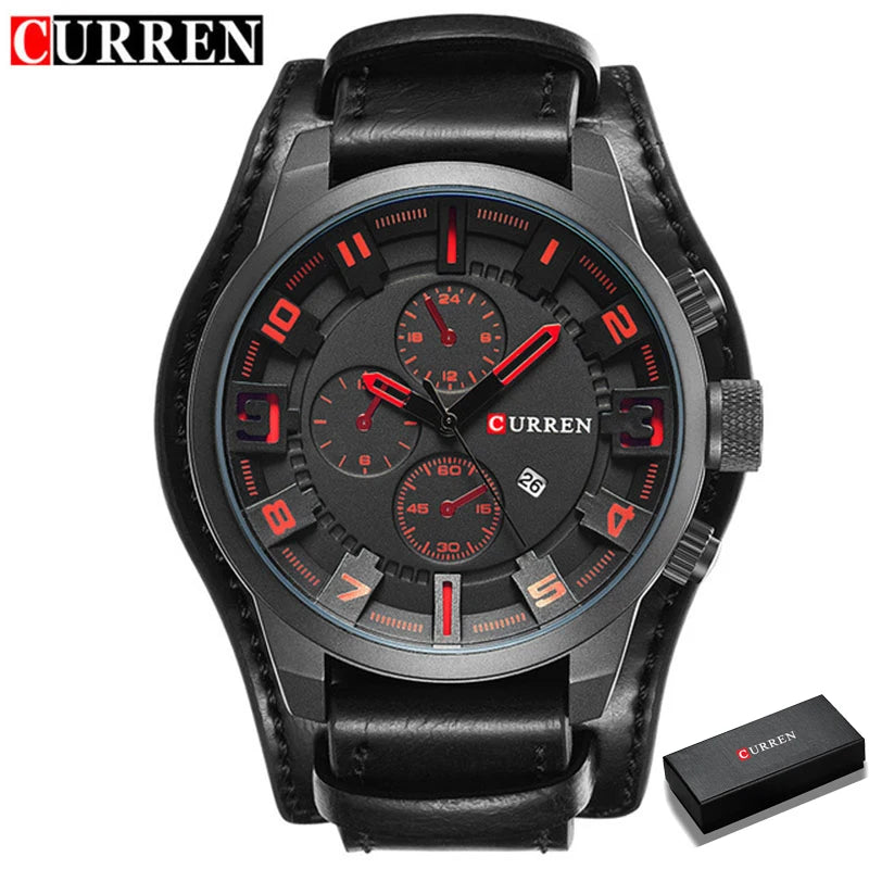 CURREN Men's Watches Top Brand Luxury Fashion&Casual Business Quartz Watch Date Waterproof Wristwatch Hodinky Relogio Masculino - Sun Studio