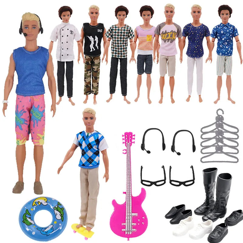 Doll Accessories Clothes Swimsuit,Bike,Guitar,High HeelsFor 30cm Doll Clothes Cute Dress Birthday Toys Gift - Sun Studio