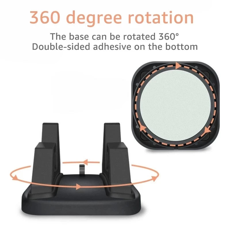 Dashboard Car Mobile Phone Holder Sticking GPS Stand Mount Bracket For Cellphone 360 Degree Rotate Smartphone Holder In Car - Sun Studio