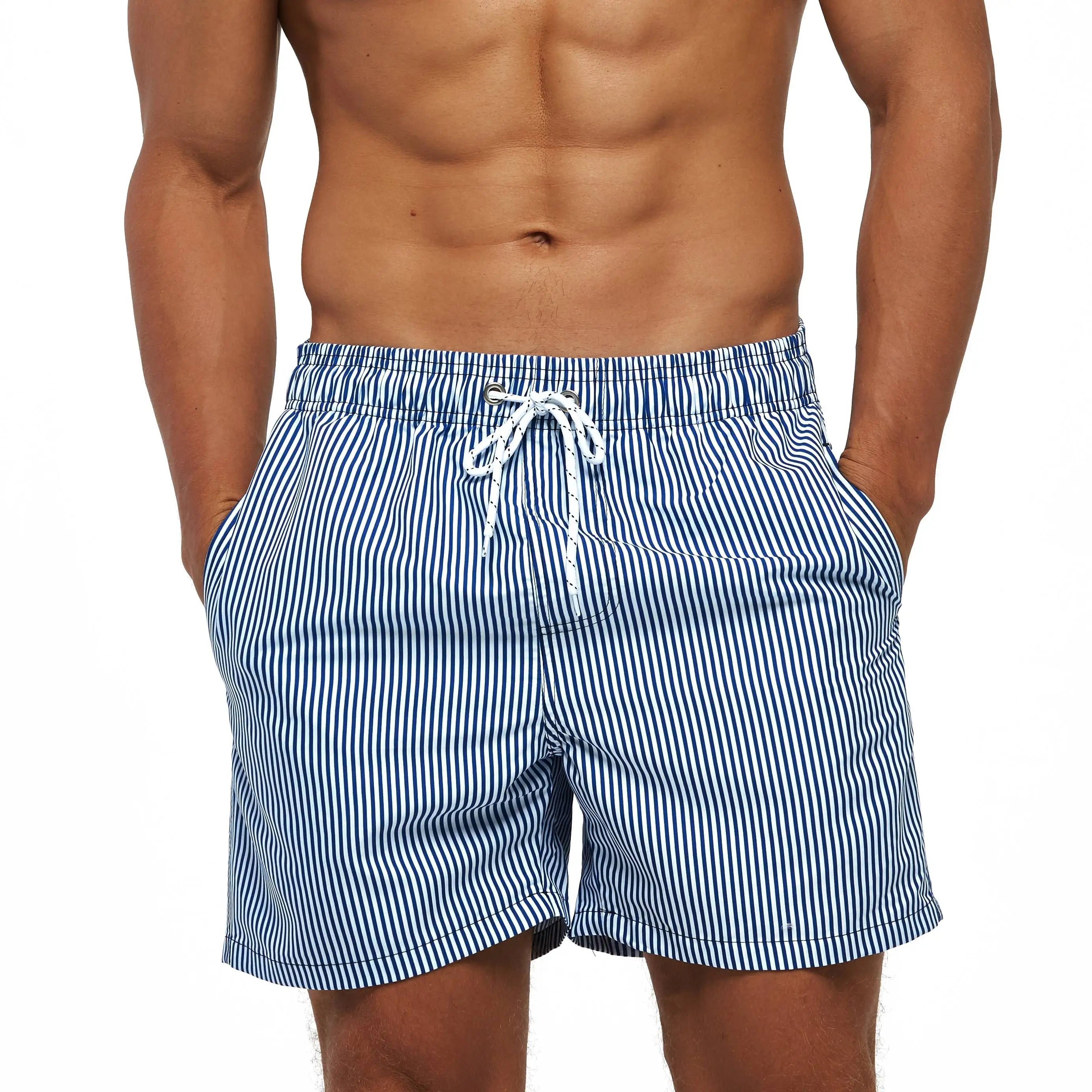 Quick-drying swimwear men beach shorts men's swimming trunks suit bath man holiday shorts quarter-print swimming trunk swimsuit - Sun Studio