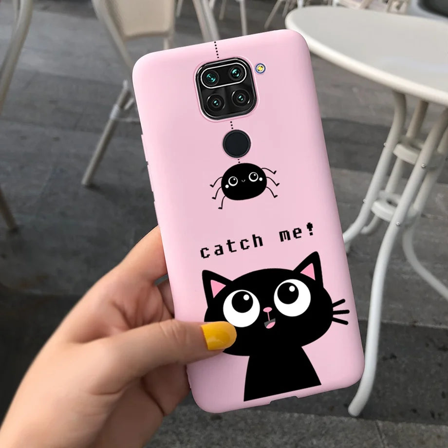 For Redmi Note 9s Case Pet Cats and Dogs Cover On Xiaomi Redmi Note 9 pro Max 9pro note9 Back Case Camera Protoctor Bumper Shell - Sun Studio