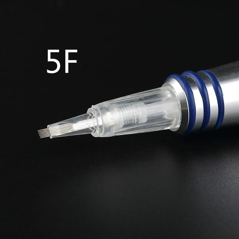 10pcs (Screw) Disposable Cartridge Needles Permanent Tattoo Makeup Eyebrow Lips Needles Embroidery Fog Needles Supplies - Sun Studio
