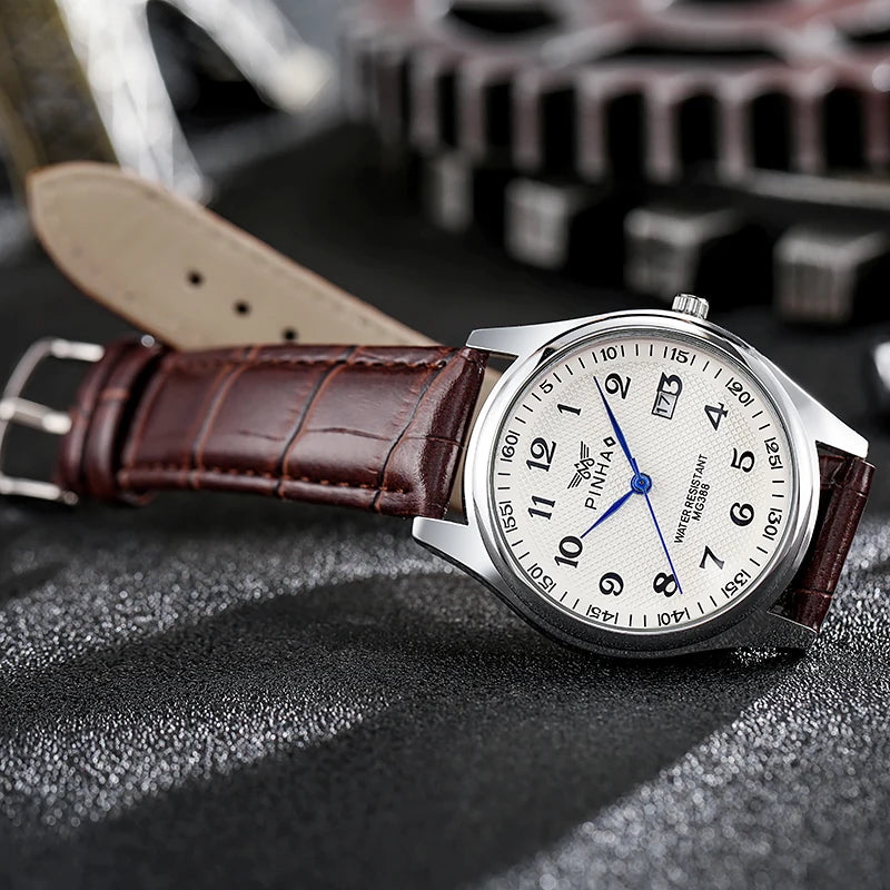 22024 New Fashion Leather Strap Men Watches Montre de luxe homme Best selling Products - Sun Studio
