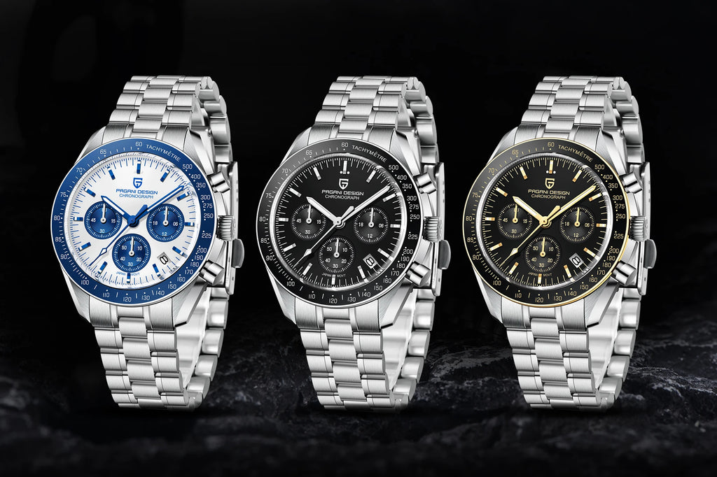 PAGANI DESIGN Moon Watches Men Quartz Watch For Men Auto Date Speed Sport Chronograph AR Sapphire Mirror Wrist watch 2025 New - Sun Studio