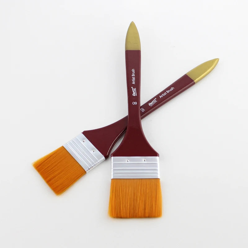 1Pcs Paint Brushes Acrylic DIY Graffiti Brush Set For Artist Oil Scrubbing Brush School Drawing Paint Stationery Supplies - Sun Studio