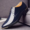 Patent Leather Men Dress Shoes 2021 New Brand Men's Business Shoes Italian Style Fashion Men Wedding Shoes Male Footwear 38-47 - Sun Studio