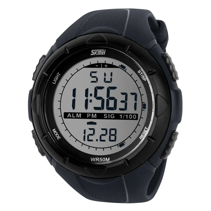 SKMEI Fashion Simple Sport watch Men Military Watches Alarm Clock Shock Resistant Waterproof Digital Watch reloj hombre 1025 - Sun Studio