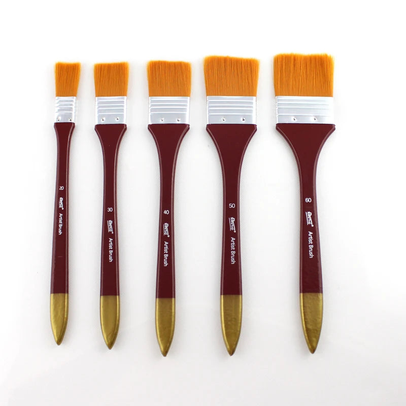 1Pcs Paint Brushes Acrylic DIY Graffiti Brush Set For Artist Oil Scrubbing Brush School Drawing Paint Stationery Supplies - Sun Studio