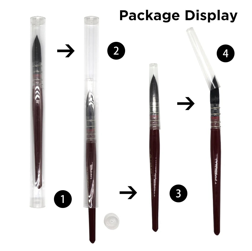1Pcs Artist Hand-Painting Drawing Brushes Professional Watercolor Brush Pen for Water Color Painting Drawing School Art Supplies - Sun Studio