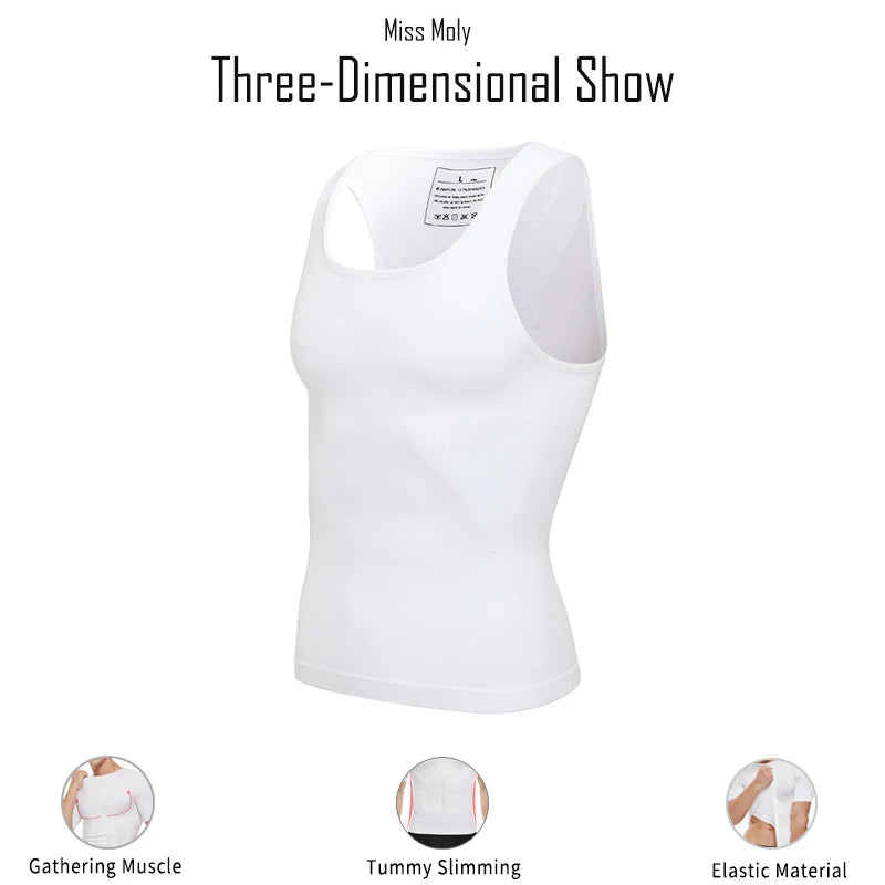 Men Slimming Body Shaper Belly Control Shapewear Man Shapers Modeling Underwear Waist Trainer Corrective Posture Vest Corset - Sun Studio