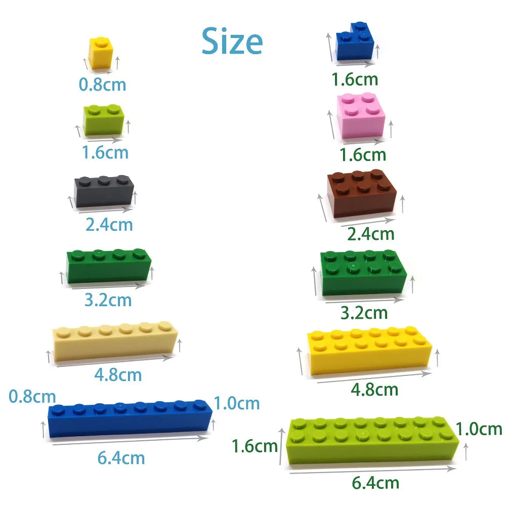 600pcs DIY Building Blocks Thin Figures Bricks Lamp 12Colors Educational Creative Size Compatible With 4037 Toys for Children - Sun Studio