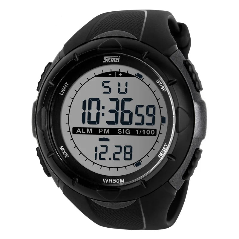 SKMEI Fashion Simple Sport watch Men Military Watches Alarm Clock Shock Resistant Waterproof Digital Watch reloj hombre 1025 - Sun Studio