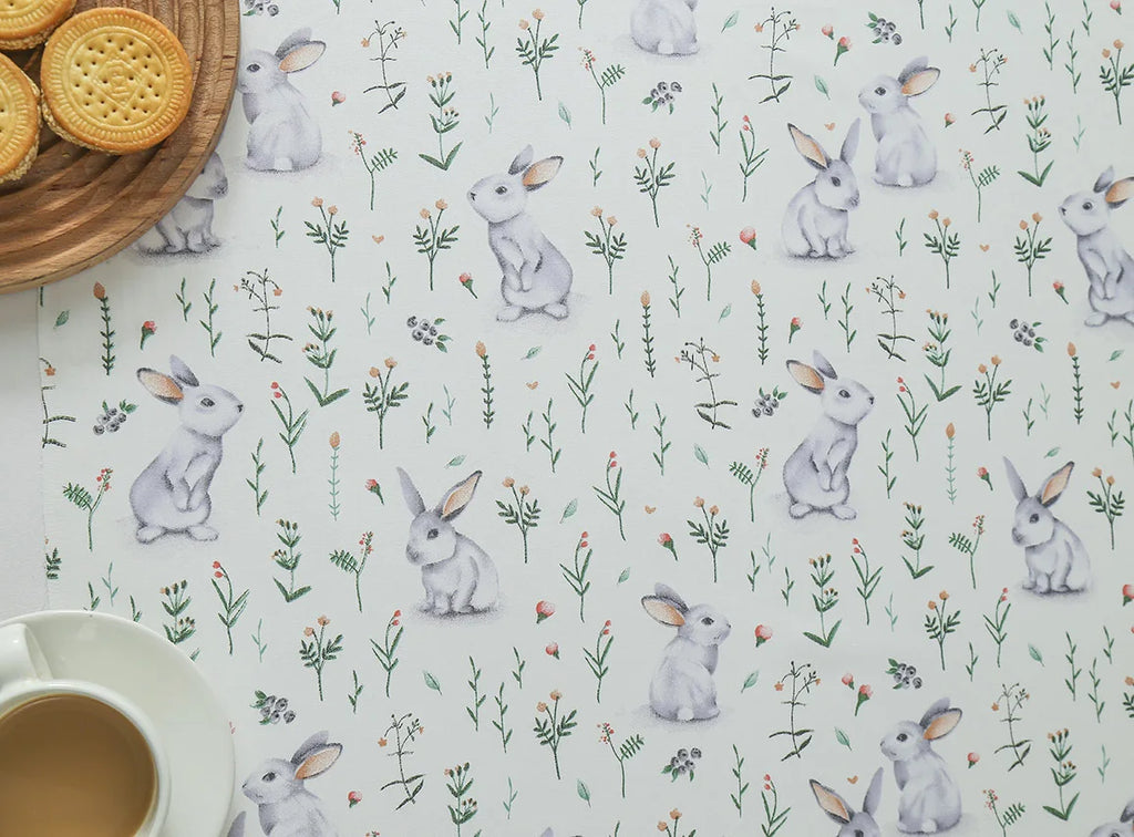 Rabbit Printed 100% Cotton Fabric DIY handmade sewing craft patchwork quilting Baby Dress home decor tissus tecidos cloth tilda - Sun Studio