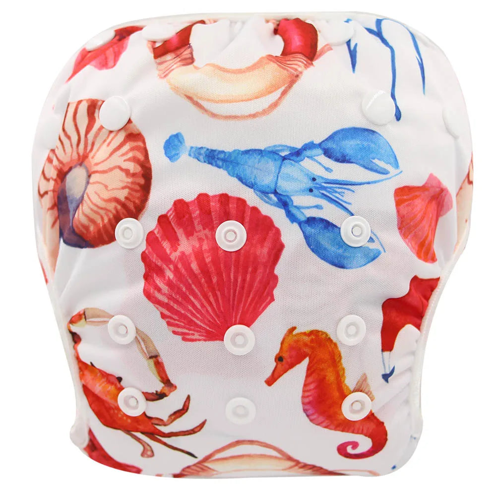 Swimming Diapers For Infants Baby Cloth Diaper Swimsuit Baby Swim Suit Children Swimwear Swimming Trunks For Girls Baby Badpak - Sun Studio
