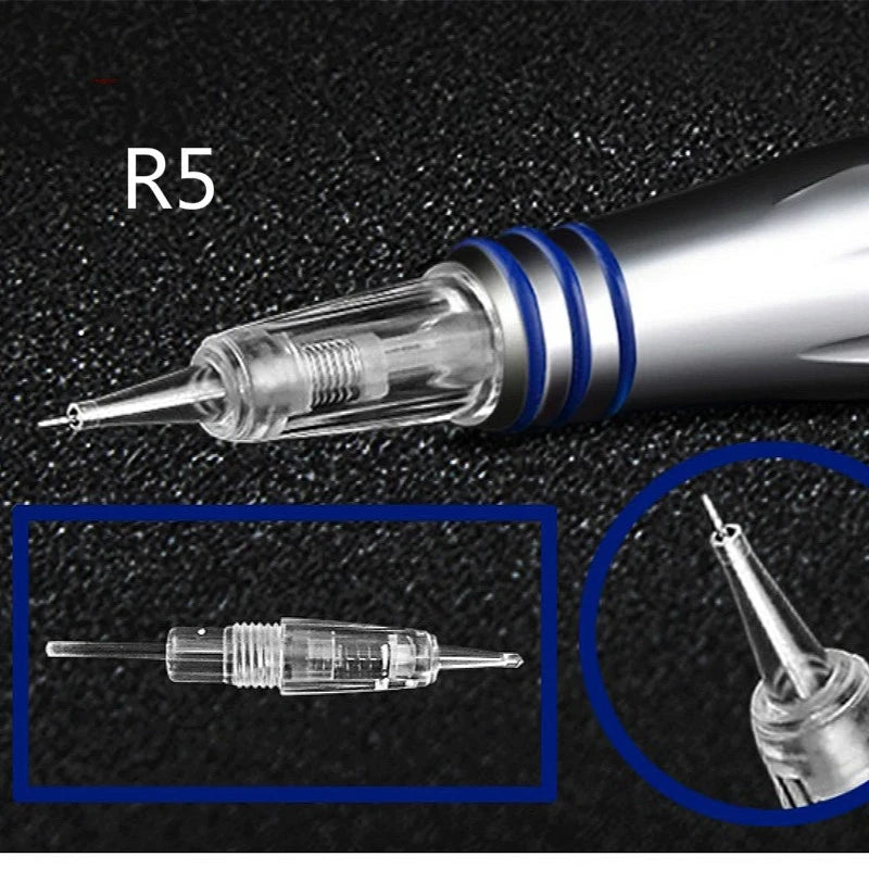 10pcs (Screw) Disposable Cartridge Needles Permanent Tattoo Makeup Eyebrow Lips Needles Embroidery Fog Needles Supplies - Sun Studio