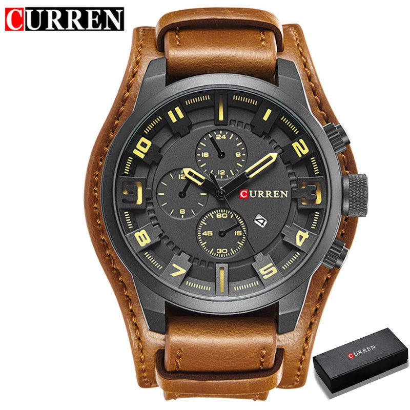 CURREN Men's Watches Top Brand Luxury Fashion&Casual Business Quartz Watch Date Waterproof Wristwatch Hodinky Relogio Masculino - Sun Studio
