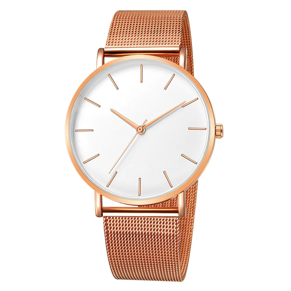 Men Watch Luxury Top Brand Quartz Watches Business Simple Ultra Thin Mesh Wristwatch Men's Clock Reloj Hombre Montre Homme - Sun Studio