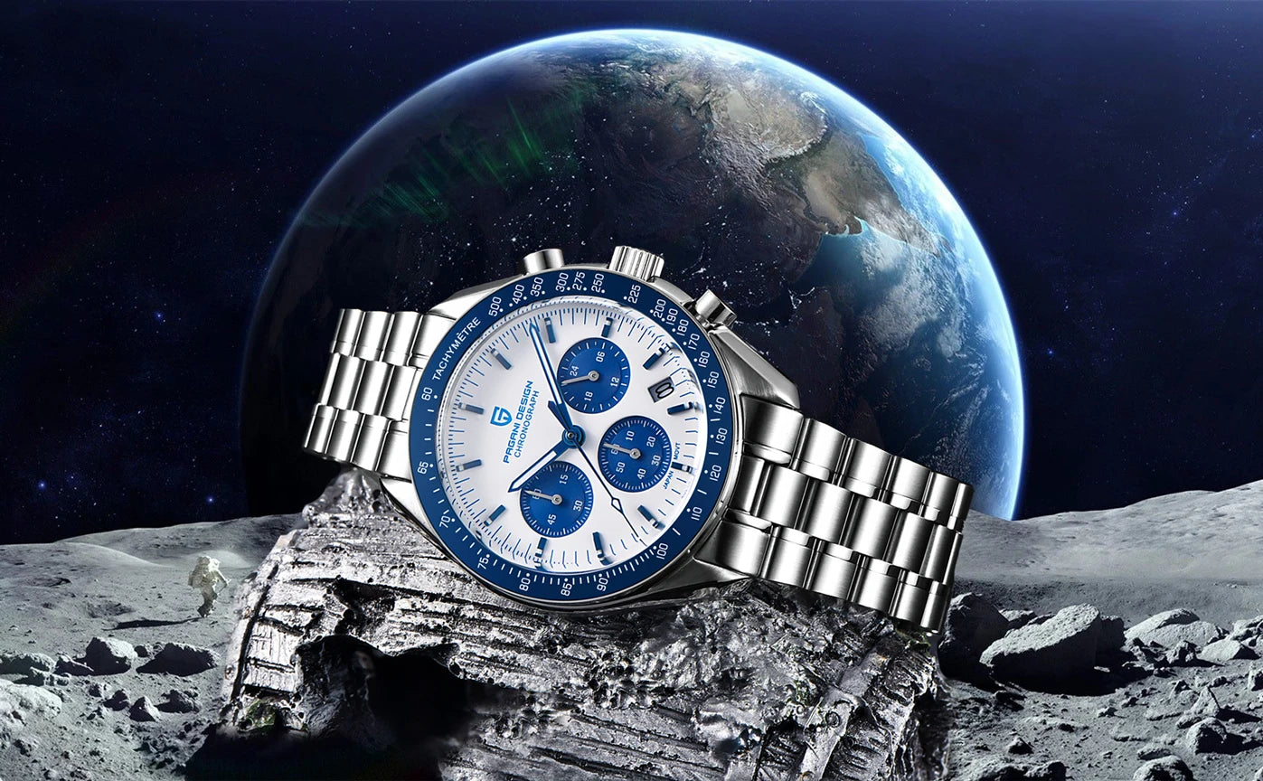 PAGANI DESIGN Moon Watches Men Quartz Watch For Men Auto Date Speed Sport Chronograph AR Sapphire Mirror Wrist watch 2025 New - Sun Studio