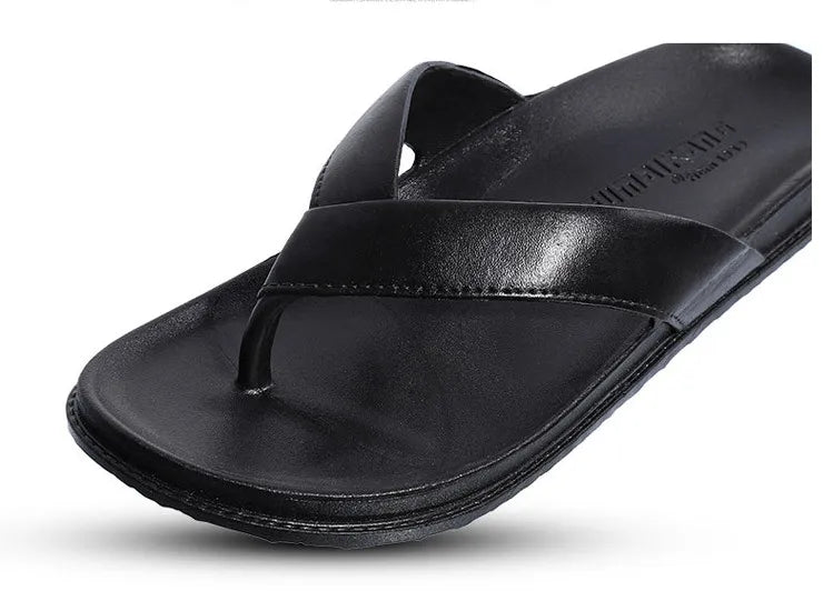 New Arrivals Summer Shoes Men Slippers Flip Flops Casual Beach Slides Home Outdoor Black Slippers chanclas hombre тапочки 36-44# - Sun Studio
